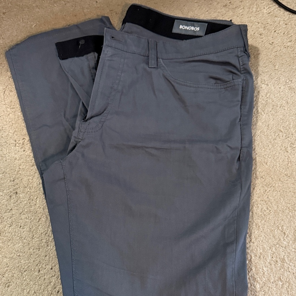 Bonobos Men's Gray Chinos